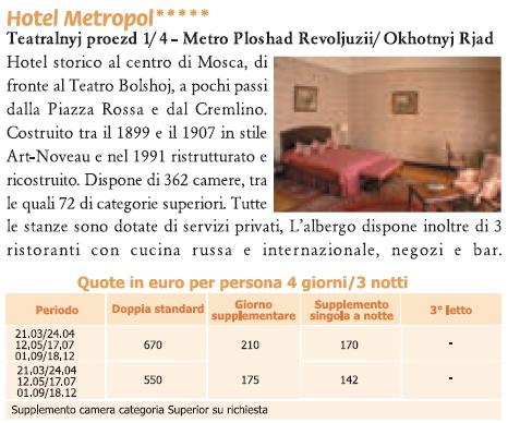 hotel 5 stelle mosca